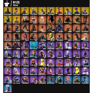 Fortnite Account - |91 skins | OG STW | Black Knight |The Reaper | Blue Squire | Royale Knight |2150 V-Bucks