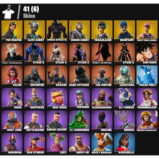 Fortnite Account - |41 skins | OG STW | The Reaper | Elite Agent | Omega (stage 5) | Rogue Agent | Trailblazer | 350 V-Bucks