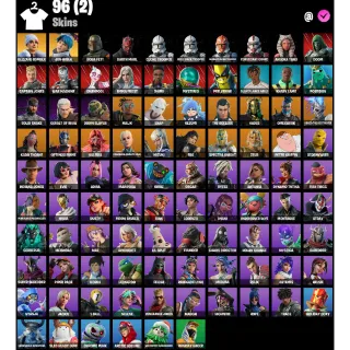 Fortnite Account - | 96 Skins | Jun-Hwan | Blizzard Bomber | Solid Snake | Mariposa | Doom | Ember Baton | 450 V-Bucks