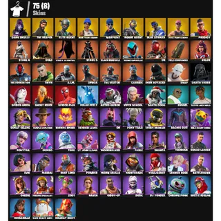Fortnite Account - |75 skins | OG STW | Dark Skully | The Reaper | Elite Agent | Blue Team Leader | 50 V-Bucks