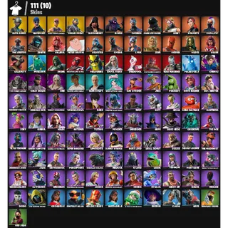 Fortnite Account - 111 skins | OG STW | Elite Agent | Rogue Agent | Blackheart | Dark Voyager | Drift |1250 VB