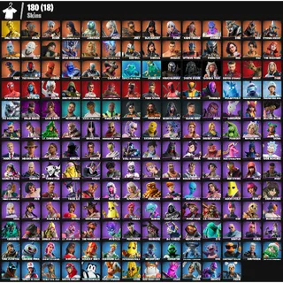 Fortnite Account - 180 skins | Gold Midas | Malik | Ronin | Gear Specialist Maya | Leviathan | Mizuki | Joey | 50 VB 