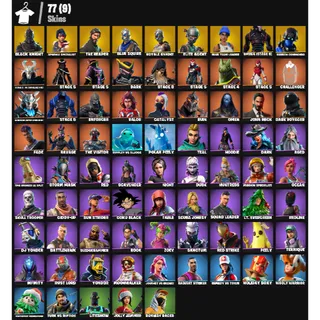 Fortnite Account - |77 skins | Black Knight | Sparkle Specialist | The Reaper | Blue Squire | Royale Knight |900 V-Bucks