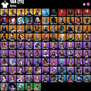 Fortnite Account - | 104 Skins | OG STW | Blue Squire | Royale Knight | Warpaint | The Reaper | 550 V-Bucks
