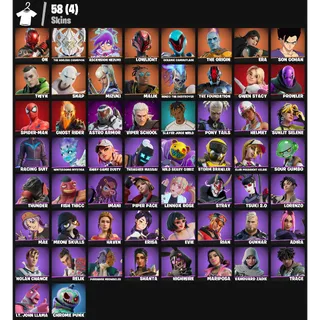 Fortnite Account - |58 skins | ON | The Ageless Champion | Ascension Nezumi | Lowlight | Oceanic Camouflage |1700 V-Bucks