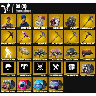 Fortnite Account - |17.600 V-Bucks Account For Gifting + OG STW
