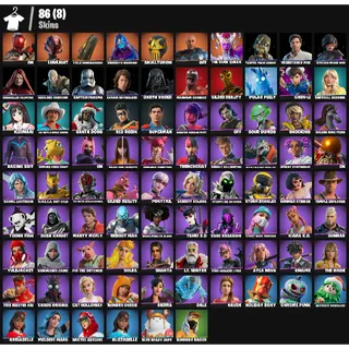 Fortnite Account - |86 skins | ON | Lowlight | Field Commander | Sideways Warrior |The Cube Queen | 200 V-Bucks