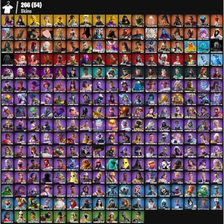 Fortnite Account - |266 skins | OG STW | Dark Vertex | Dark Skully | Gold Midas | Candy Axe | NBA 75 Slam | 50 V-Bucks
