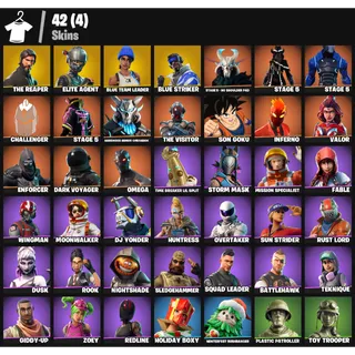 Fortnite Account - |42 skins | The Reaper | Elite Agent | Blue Team Leader | Blue Striker |550 V-Bucks