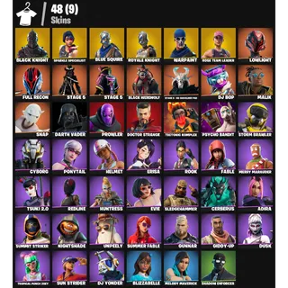 Fortnite Account - |48 skins | OG STW ULTIMATE EDITION | Black Knight | Sparkle Specialist | Blue Squire |400 V-Bucks