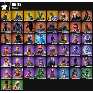 Fortnite Account - |50 skins | The Reaper | Blue Squire | Royale Knight |FLOSS EMOTE| 250  V-Bucks