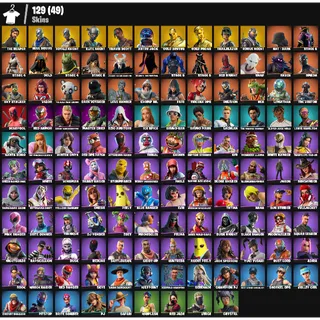 Fortnite Account - |129 skins | The Reaper |  Travis Scott | Blue Squire | Royale Knight | Elite Agent |Astro Jack | 50 V-Bucks
