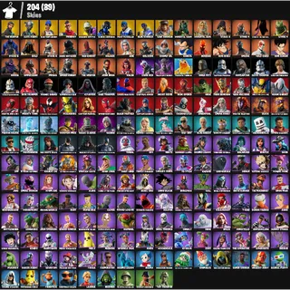 Fortnite Account - |204 skins | Renegade Raider | The Reaper | Elite Agent | Blue Team Leader | 250 V-Bucks