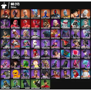 Fortnite Account - |68 skins | ON | Lowlight | Paradigm (Reality-659) | Renzo the Destroyer | 550 V-Bucks