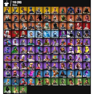 Fortnite Account - |113 skins | OG STW | The Reaper | Elite Agent | Travis Scott | Rogue Agent | Trailblazer | 500 V-Bucks