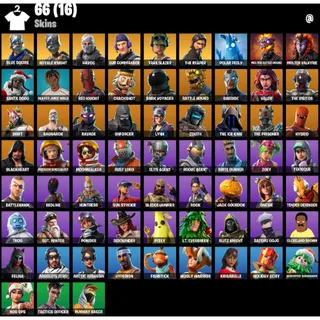 Fortnite Account - | 66 Skins | Blue Squire | Royale Knight | Havoc | Sub Commander | Trailblazer |Tenderizer | 400 VBucks