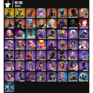 Fortnite Account - |57 skins | The Reaper | Elite Agent | Field Commander | Ascension Nezumi |Oceanic Camouflage |3450 V-Bucks