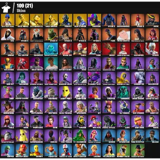 Fortnite Account - |109 skins | Blue Team Leader | Gold Midas | Gold Meowscles | Gold Brutus |Blue Striker | 350 V-Bucks