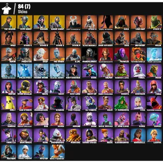 Fortnite Account - |84 skins | The Reaper | Elite Agent | Xander | Rogue Agent | STAGE 5 - No shoulder pad | 0 V-Bucks