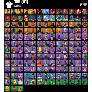 Fortnite Account - | 159 Skins | OG STW | Rose Team Leader | Warpaint | Travis Scott | The Reaper |Rose Glow | 950 V-Bucks