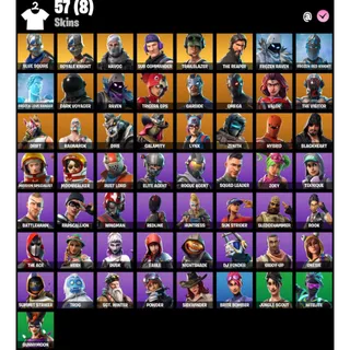 Fortnite Account - | 57 Skins | Blue Squire | Royale Knight | Havoc | Sub Commander | Trailblazer |Tenderizer | 100 V-Bucks