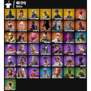 Fortnite Account - |43 skins | OG STW | Black Knight | Sparkle Specialist | Blue Squire | Royale Knight |650 V-Bucks