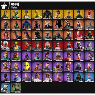 Fortnite Account - |65 skins | OG STW | The Reaper | Elite Agent | Blue Team Leader |Omega (stage 5) |1850 V-Bucks