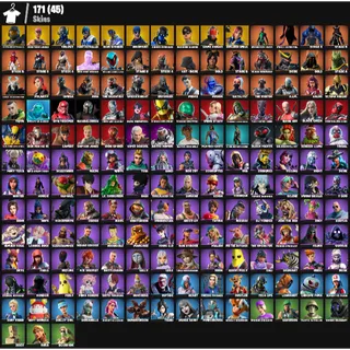 Fortnite Account - |171 skins | OG STW | Master Chief (Matte Black) | Trilogy | Point Patroller |Carbon Commando |50 V-Bucks