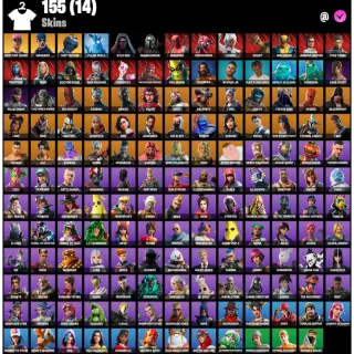 Fortnite Account - | 155 Skins | OG STW | Rose Team Leader | Warpaint | Tart Tycoon | Solid Snake | Oscar | 600 V-Bucks