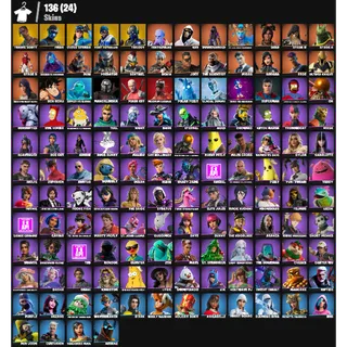 Fortnite Account - |136 skins | Travis Scott | Fixer | Cloud Striker | Point Patroller | Trilogy | Tentacular |0 V-Bucks