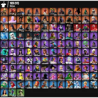 Fortnite Account - |123 skins | GOLD ETERNAL KNIGHT | ON | off | OVERCHARGED |DARK | BLACK WEREWOLF | 200  V-Bucks