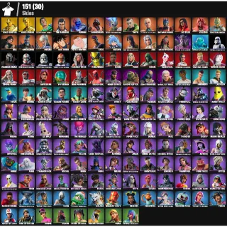 Fortnite Account - 151 skins | Gold Brutus | Gold Midas | Championship Jonesy | The Ageless | 750 VB