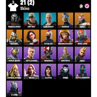 Fortnite Account - | 21 Skins | Take The L| Mission Specialist | Rust Lord | Rogue Agent | 100 V-Bucks
