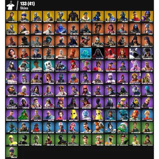  FORTNITE ACCOUNT -| 133 skins | The Reaper | Neo Versa | Blue Squire | Royale Knight |Omega (stage 5) |750 V-Bucks