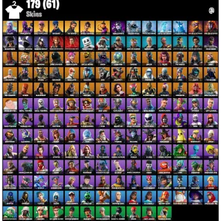 Fortnite Account -  179 Skins | OG STW | Galaxy | Dark Vertex | Rose Team Leader |The Reaper | Stellar Axe |200 VBucks
