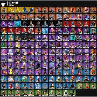 Fortnite Account - 179 skins - Glow - Leviathan Axe - Merry Mint Axe - 4120 V-Bucks