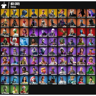 Fortnite Account - |83 skins | OG STW | The Reaper | Elite Agent | Tart Tycoon | Laugh It Up | Explorer Emilie | 550 V-Bucks