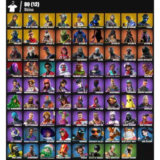 Fortnite Account - |80 skins | The Reaper | Blue Squire | Royale Knight | Elite Agent | Carbon Commando | 0 V-Bucks