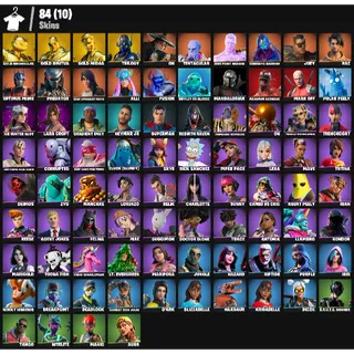 Fortnite Account - |84 skins | Gold Meowscles | Gold Brutus | Gold Midas | Trilogy | On | Zero Point Menace | 250  V-Bucks