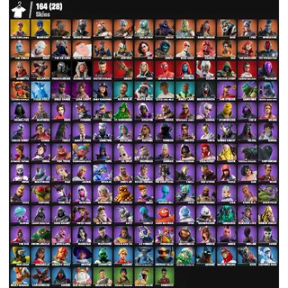 Fortnite Account - 164 skins | OG STW | Malik | Spider Knight | Drift | Ronin | Leviathan | Raven | 900 VB - 