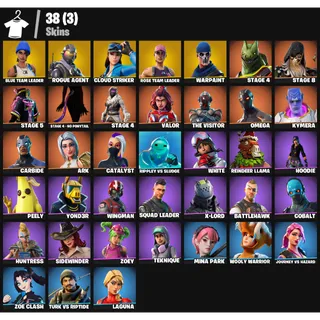 Fortnite Account - |38 skins | OG STW | Blue Team Leader | Rogue Agent | Cloud Striker |1650 V-Bucks