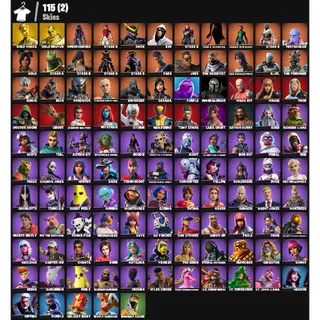 Fortnite Account - |115 skins | Gold Midas | Gold Brutus | OVERCHARGED | DARK | XEV |450  V-Bucks