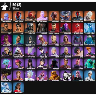 Fortnite Account - |50 skins | Tentacular | Full Recon | ON | Zero Point Menace | Lowlight | 2450 V-Bucks