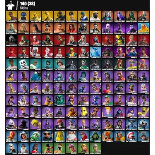 Fortnite Account - |140 skins | Travis Scott | Astro Jack | Gold Brutus | Gold Midas | Master Chief (Matte Black) |400 V-Bucks