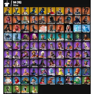 FORTNITE ACCOUNT - |94 skins | The Reaper | Elite Agent | Blue Team Leader | Fixer |Rogue Agent | 150 V-Bucks