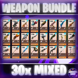 Bundle | 30x 130+ GR Weapons | Fortnite STW