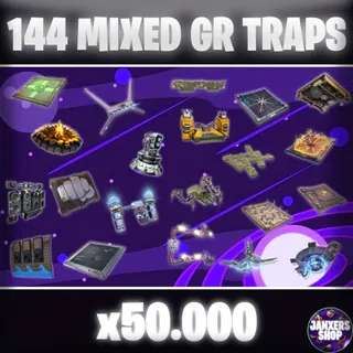 Bundle | 50k Mixed 144 GR Traps | Fortnite STW