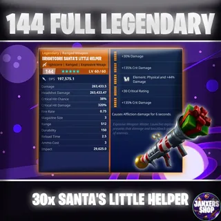 x30 144 GR Santa's Little Helper | Fortnite STW