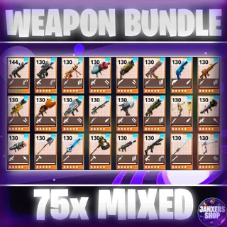 Bundle | 75x 130+ GR Weapons | Fortnite STW