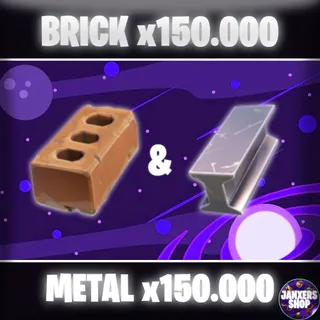 Bundle | 150k Brick + 150k Metal | Fortnite STW